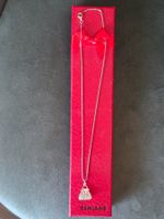 Silberkette mit Handtasche Anhänger, 925er Silber
