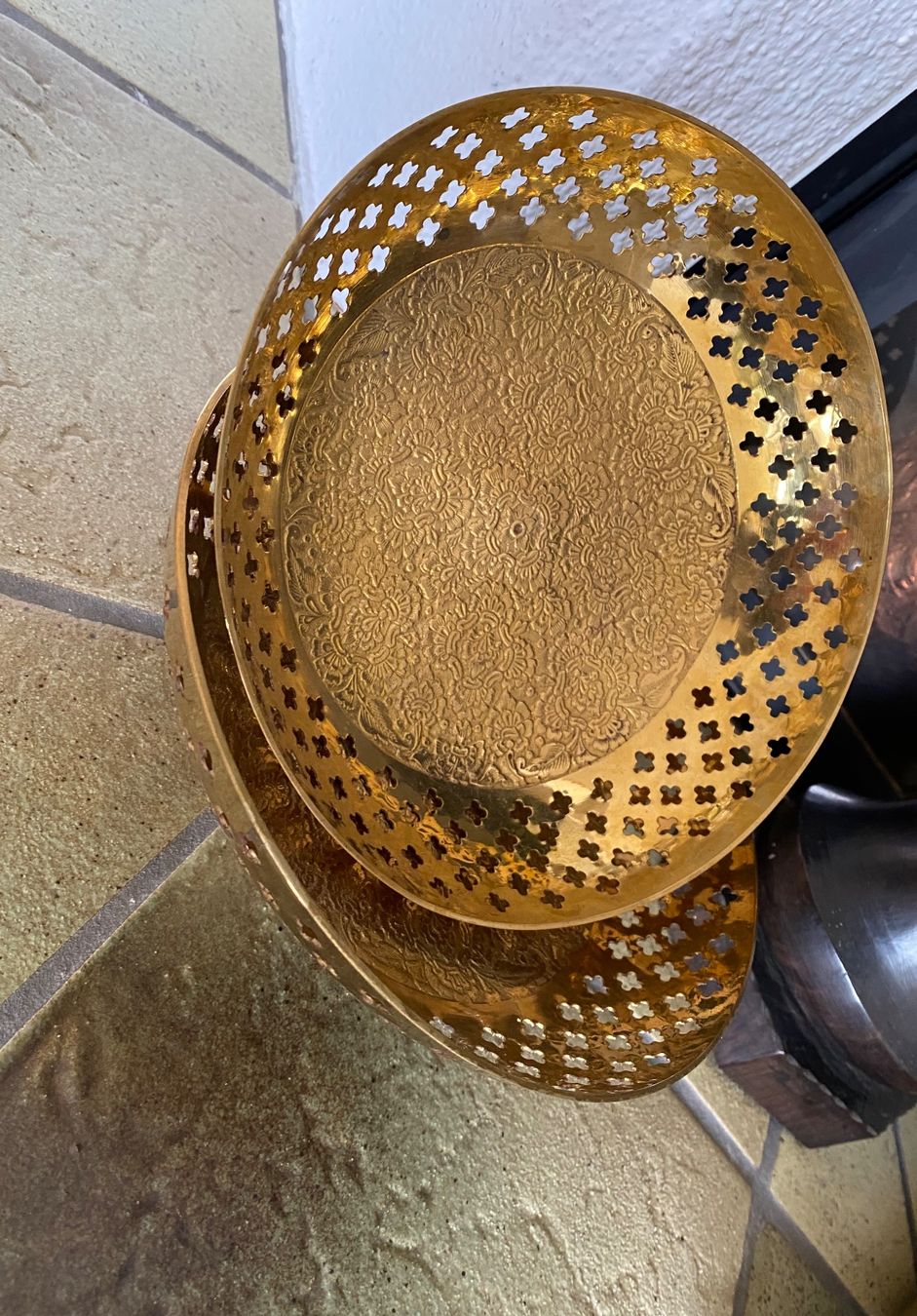Piatti: Messingschalen Gold Messing Teller Schal Topf – Usato da Dottikon venduto da 6571 3