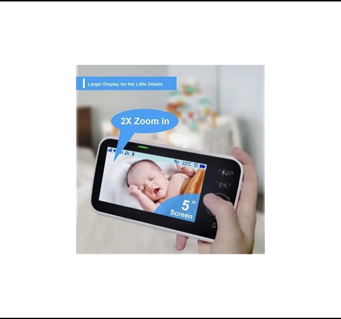Babyphones: Babyphone mit Kamera 5 Zoll Farbdisplay – Neu und originalverpackt aus Winterthur von b-mem 2