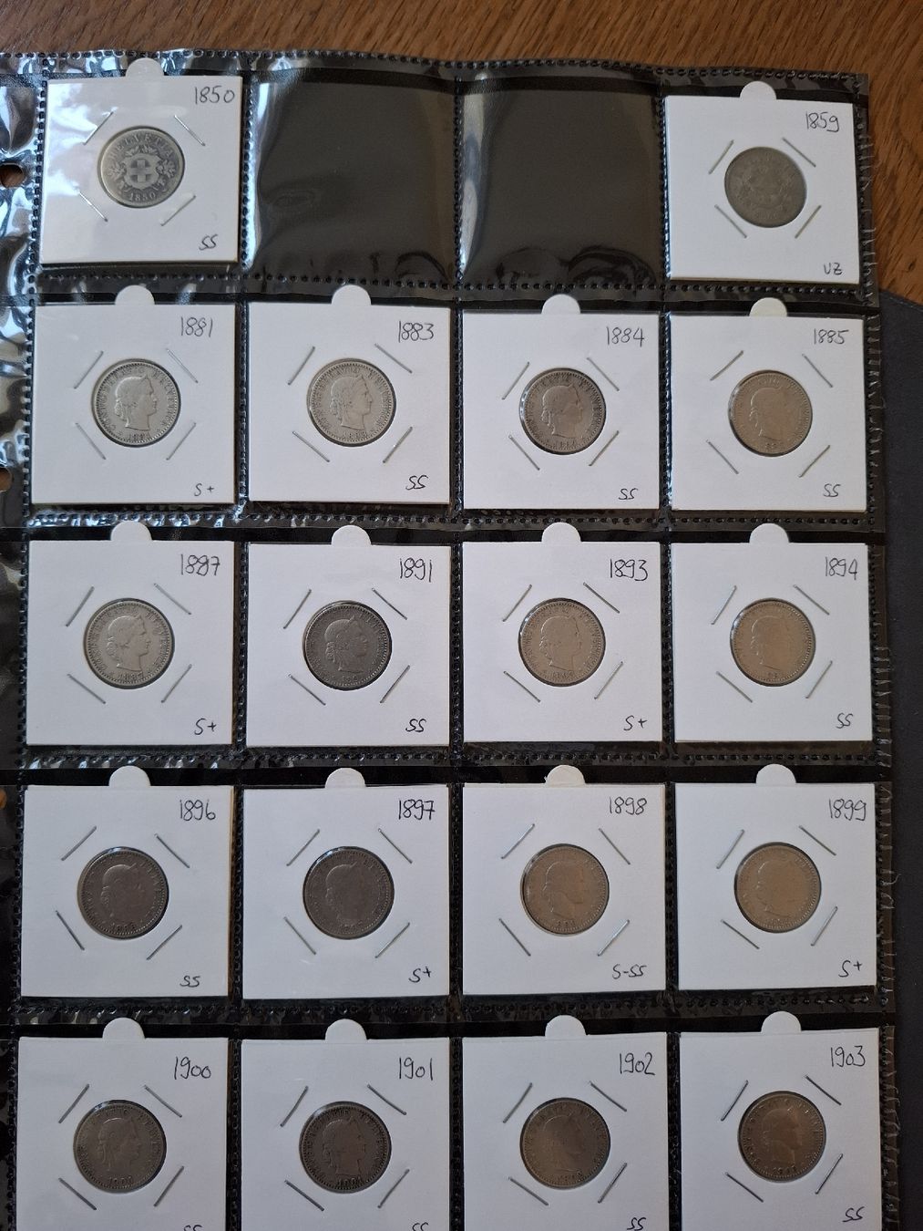Toutes les monnaies: 20 Rappen Sammlung nr.45 – D'occasion à Hunzenschwil par Hardrock6