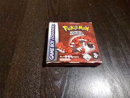 Pokémon Rubin Edition Game Boy Advance Spiel Hülle