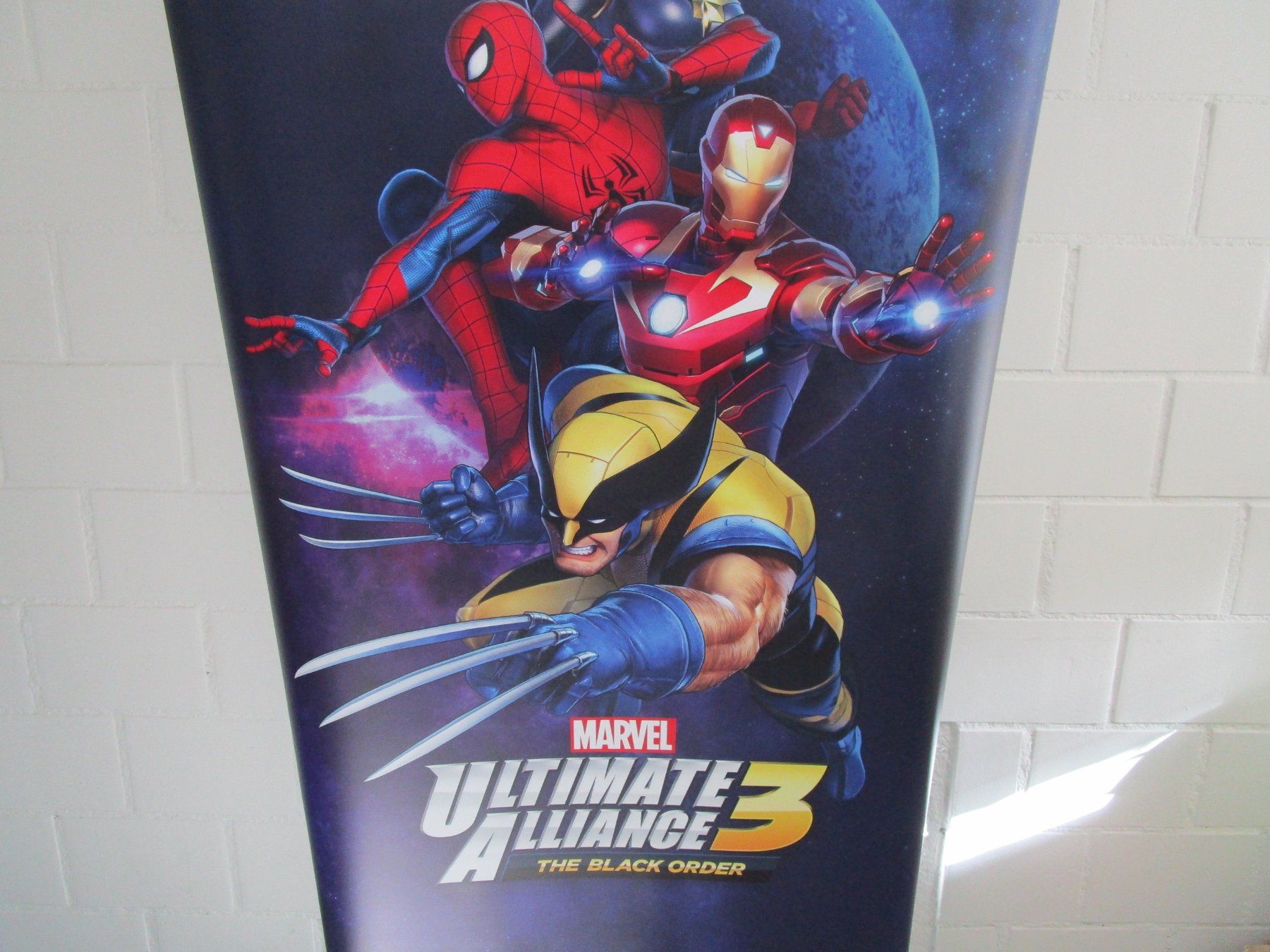 Giochi: Roll-Up Werbebanner Marvel Ultimate Alliance 3 - Switch – Usato da Goldau venduto da agestuffer 2