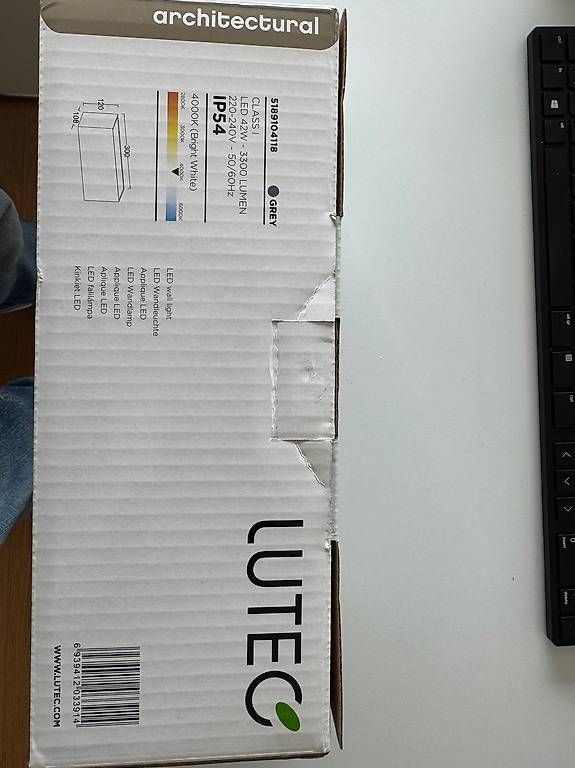 Lampade: Lampada a parete antracite da esterno – Usato da Porza venduto da Marti24 2