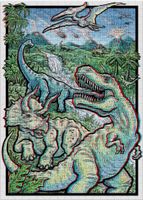 Puzzle 3D: Dinosaurier - 500 Teile von Cloudberries. Cloudbe