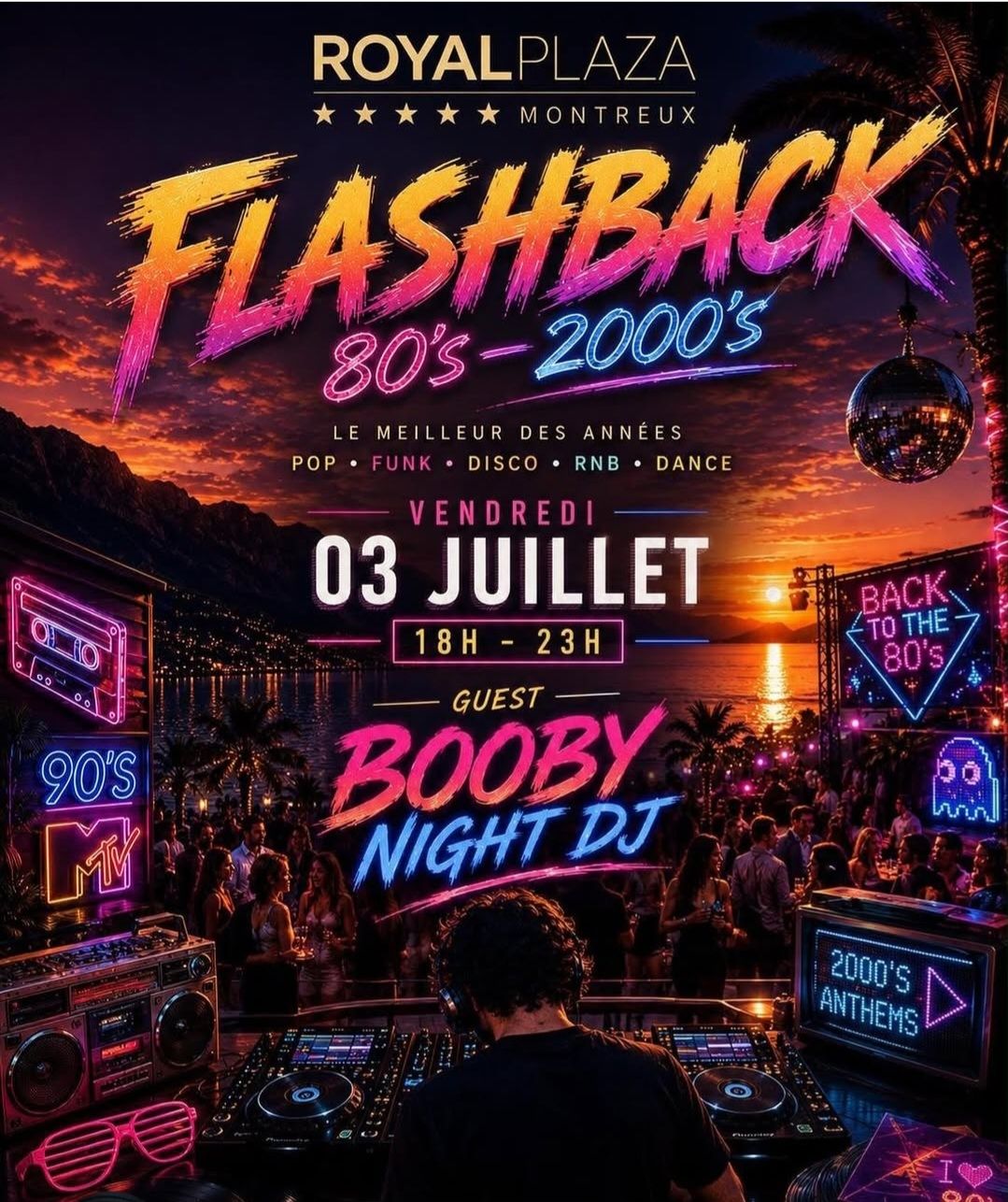 Billets: Flashback 80s, Soirée Montreux, 2 entrées – Neuf (Voir description) à Vevey par lba_dd82