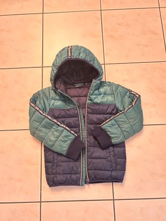 Übergangsjacke grün-blau Gr. 122