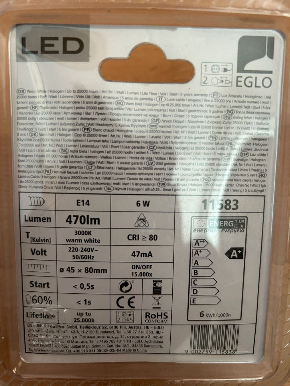 Lampade: 8x LED 470 LUMEN – Nuovo e nell'imballaggio originale da Mürren venduto da Alex03 2