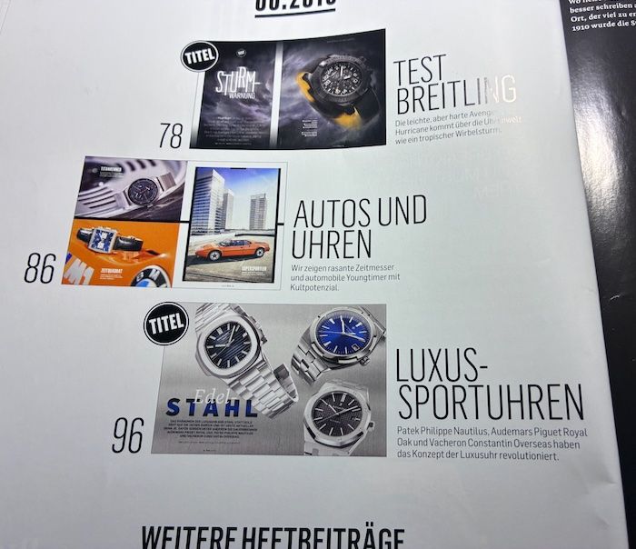 Zeitschriften & Magazine: Uhrenmagazin Chronos – Gebraucht aus Baden von Goldbaum 2