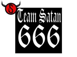 Aufkleber - Team Satan 666