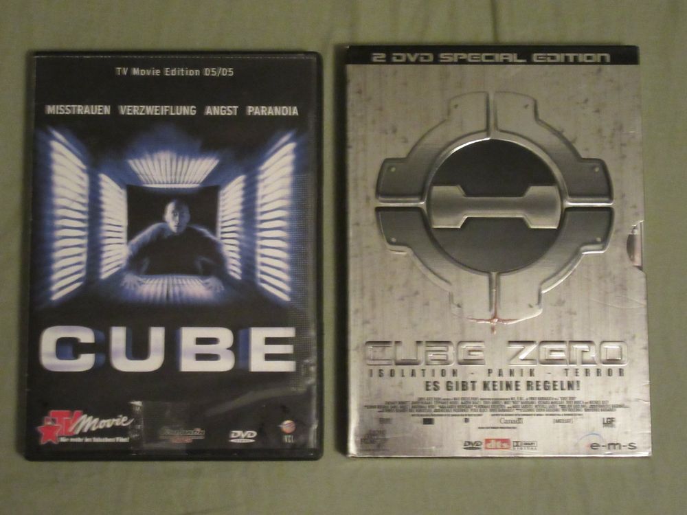 Cube + Cube Zero DVD Filme, Horror, Versand 3.- (Gebraucht) in Bern für ...
