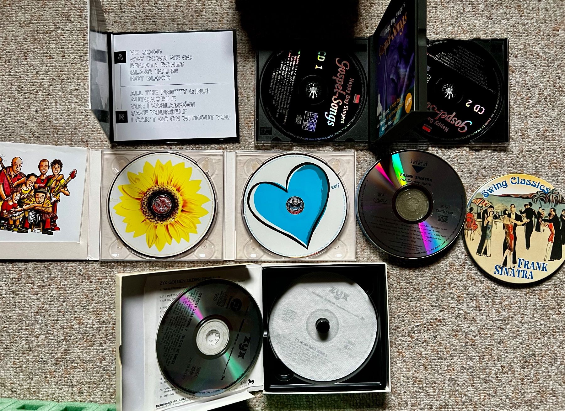 CDs: 33 CDs ROCK BLUES DANCE KUSCHEL DIV – Gebraucht aus Unterseen von bongmarley 1