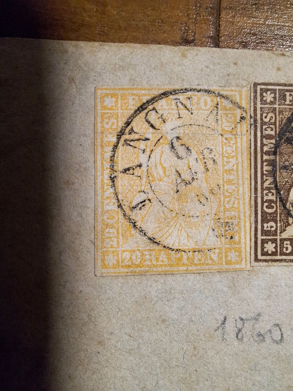 Alle Briefmarken: Strubelbrief 22G / 25G Langnau Kat. 300.- – Gebraucht aus Balgach von SIMEON27 1