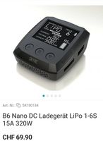 NEU SKYRC B6 Nano DC Ladegerät LiPo 1-6S NEUPREIS 70CHF