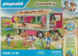 PLAYMOBIL  COUNTRY 71441  ACCOGLIENTE VAGONE CAFFE CON GIARD