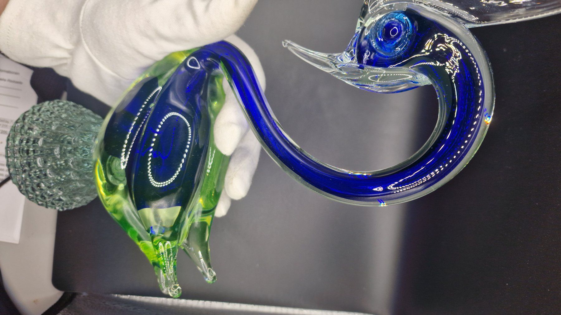 Murano Bicchieri: Murano Vogel aus Uranglas – Nuovo (secondo la descrizione) da Widnau venduto da TheOldLighters 1