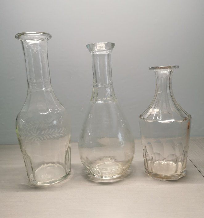 Caraffe: 3er Set Vintage Karaffen – Usato da Dänikon ZH venduto da Beldiwuffi