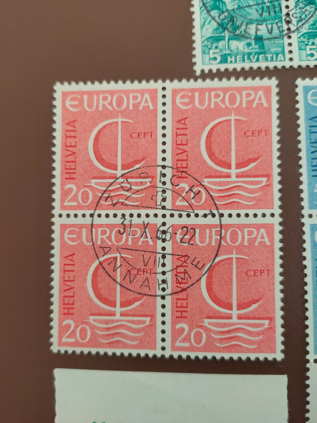 Tutti i francobolli: Schweizer Viererblock, gestempelt, – Usato da matten b. interlaken venduto da jfran17 2