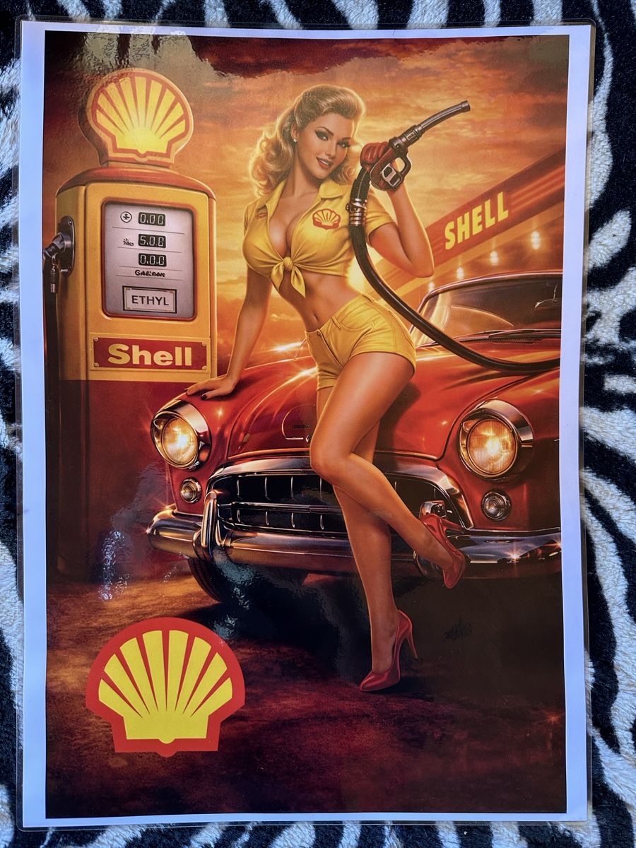 Foto & Immagini: Shell pin up Tankstelle  – Nuovo (secondo la descrizione) da Reinach AG venduto da rares75