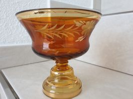 % antike Fussschale Jugendstil ca.120 J.,Carl Rotter Lübeck