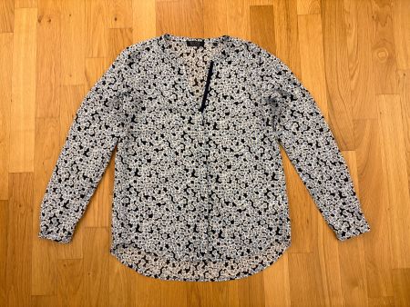 Marc O'Polo - Leichte Baumwoll-Bluse mit Blümchen, Gr. 34