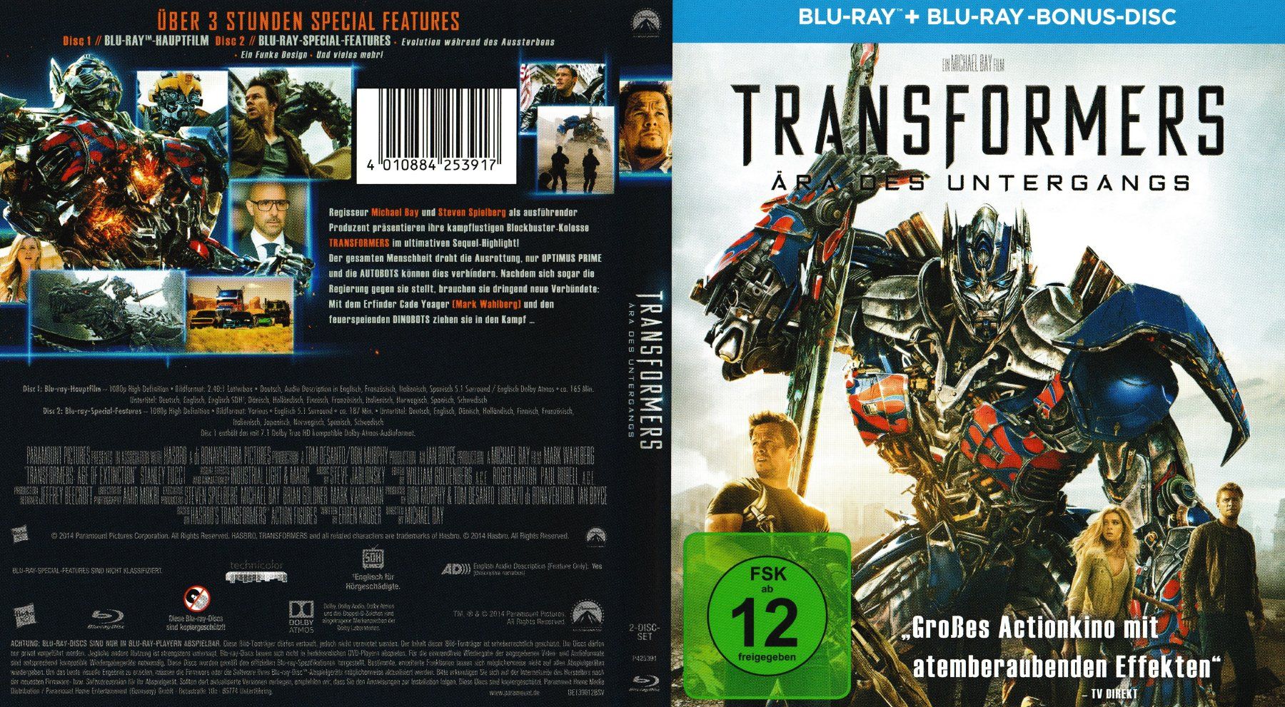 Alle DVDs: Blu-Ray - Transformers 4: Ära des Untergangs – Gebraucht aus Langnau am Albis von MediaRescuerKeLoX