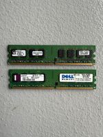KINGSTON 3GB RAM DDR2 1x 1GB, 1x 2GB