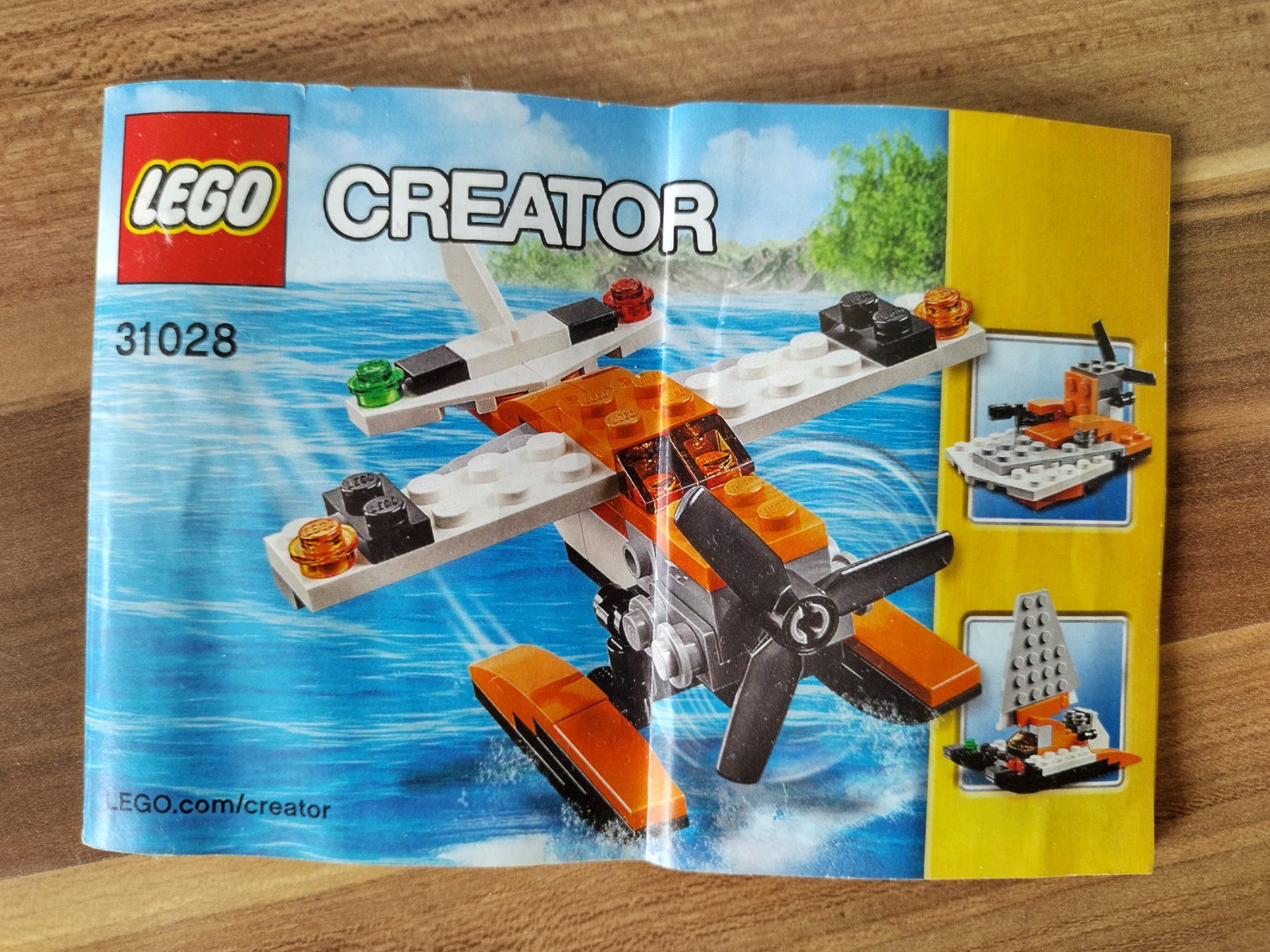 Lego Giocattoli: Lego 31028 Creator 3in1 - Wasserflugzeug-Katamaran-Sumpfboot – Usato da Therwil venduto da Twista11