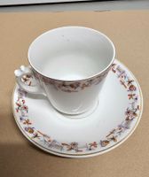 Seltene Sammel-Tasse mit Unterteller im Art-Deco-Style