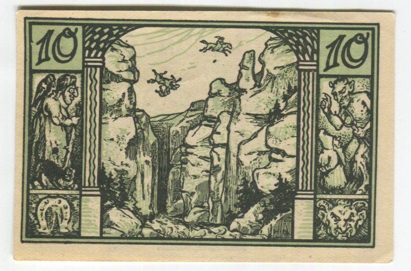 Banconote: Notgeld "10 Pfennig. Thale 1921" – Usato da Basel venduto da Butsch5 1