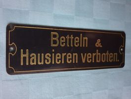Vintage Blechschild