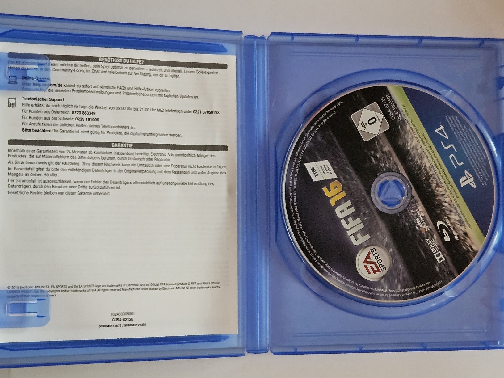 Jeux: PS4 FIFA 16 / #WT18 – D'occasion à Oberdorf BL par BaldenEagle 1