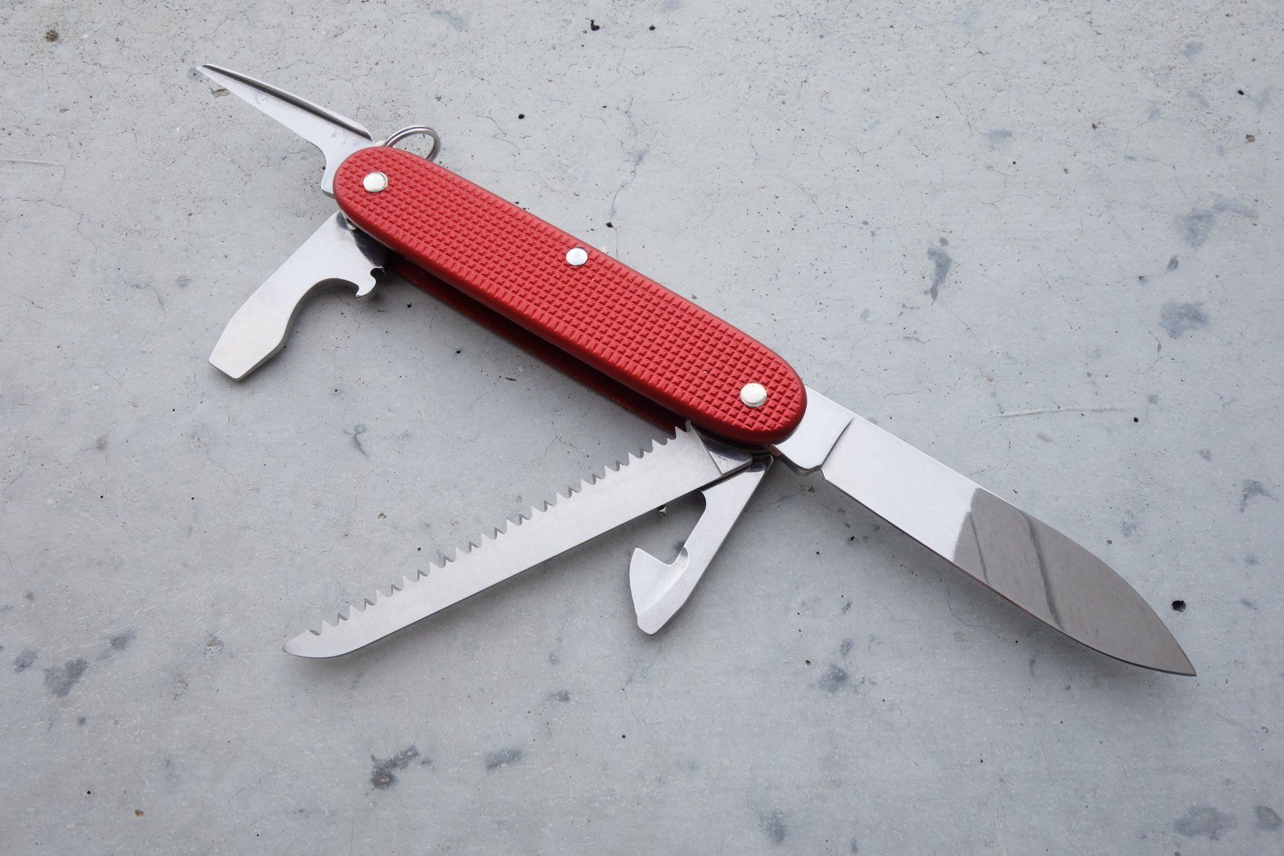 Victorinox Farmer Alox Old Cross Sackmesser Rot Gebraucht In St 