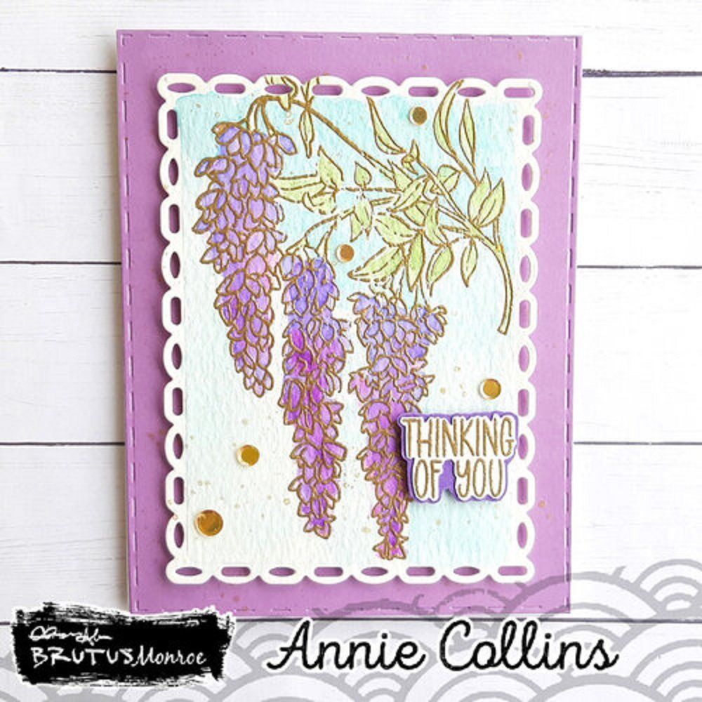 Timbri: Brutus Monroe Clear Stamp ** Wisteria ** – Nuovo e nell'imballaggio originale da Rubigen venduto da rofi100 1