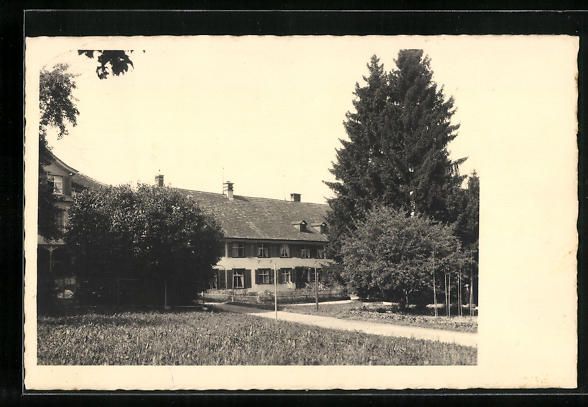 Cartoline postali: Neukirch a. d. Thur, Frauenschule Heim – Usato da Berlin venduto da bartko-reher