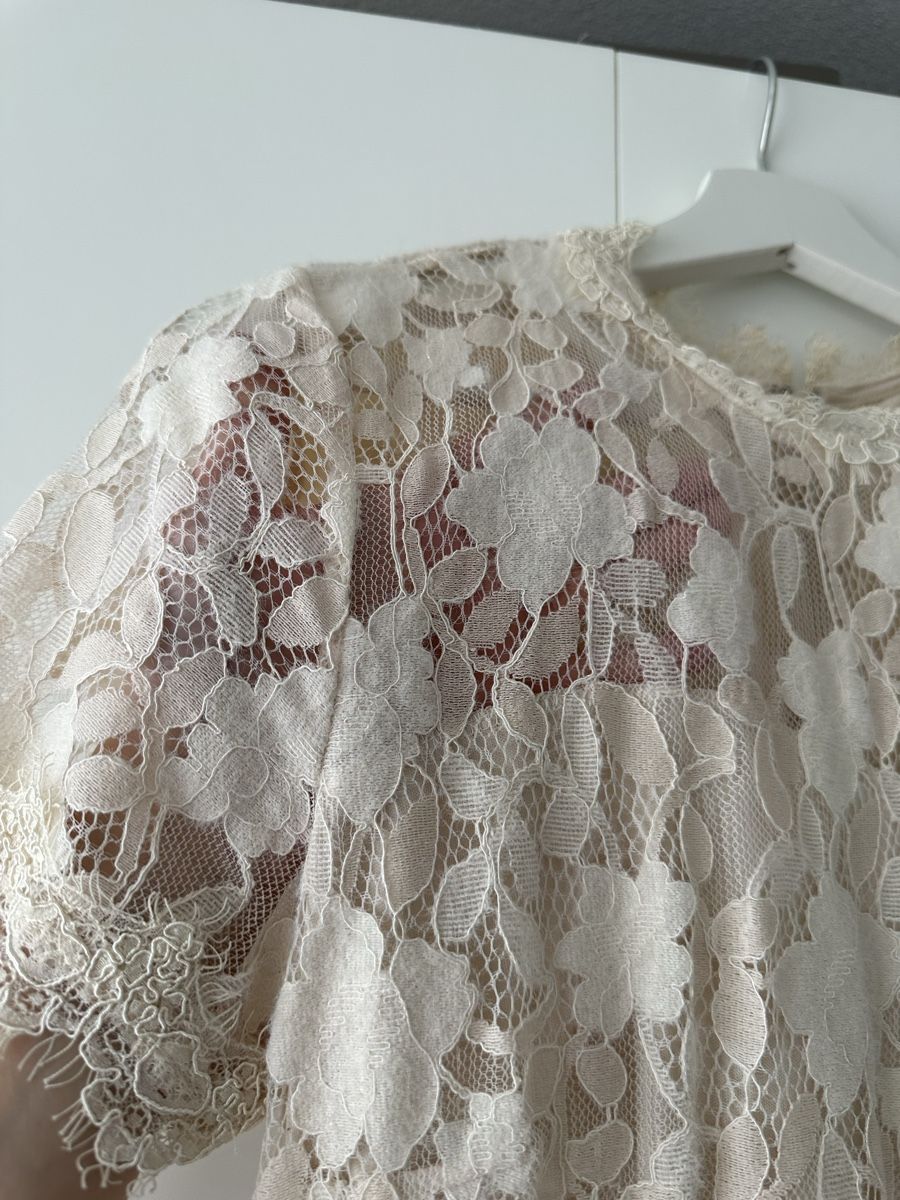 Vila Vestiti: Spitzenkleid | Gr. 36 | beige | lang – Nuovo (secondo la descrizione) da Spreitenbach venduto da Sujrkwxl 6