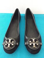 TORY BURCH Ballerina Gr 7,5 M/ 38  dunkelblau