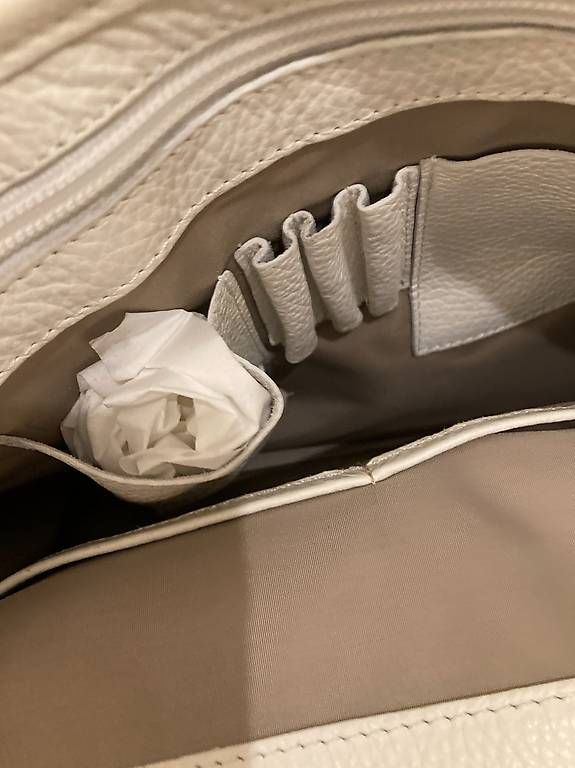 Valigie & Borse: Ledermappe in weiss – Usato da Basel venduto da luggi007 3