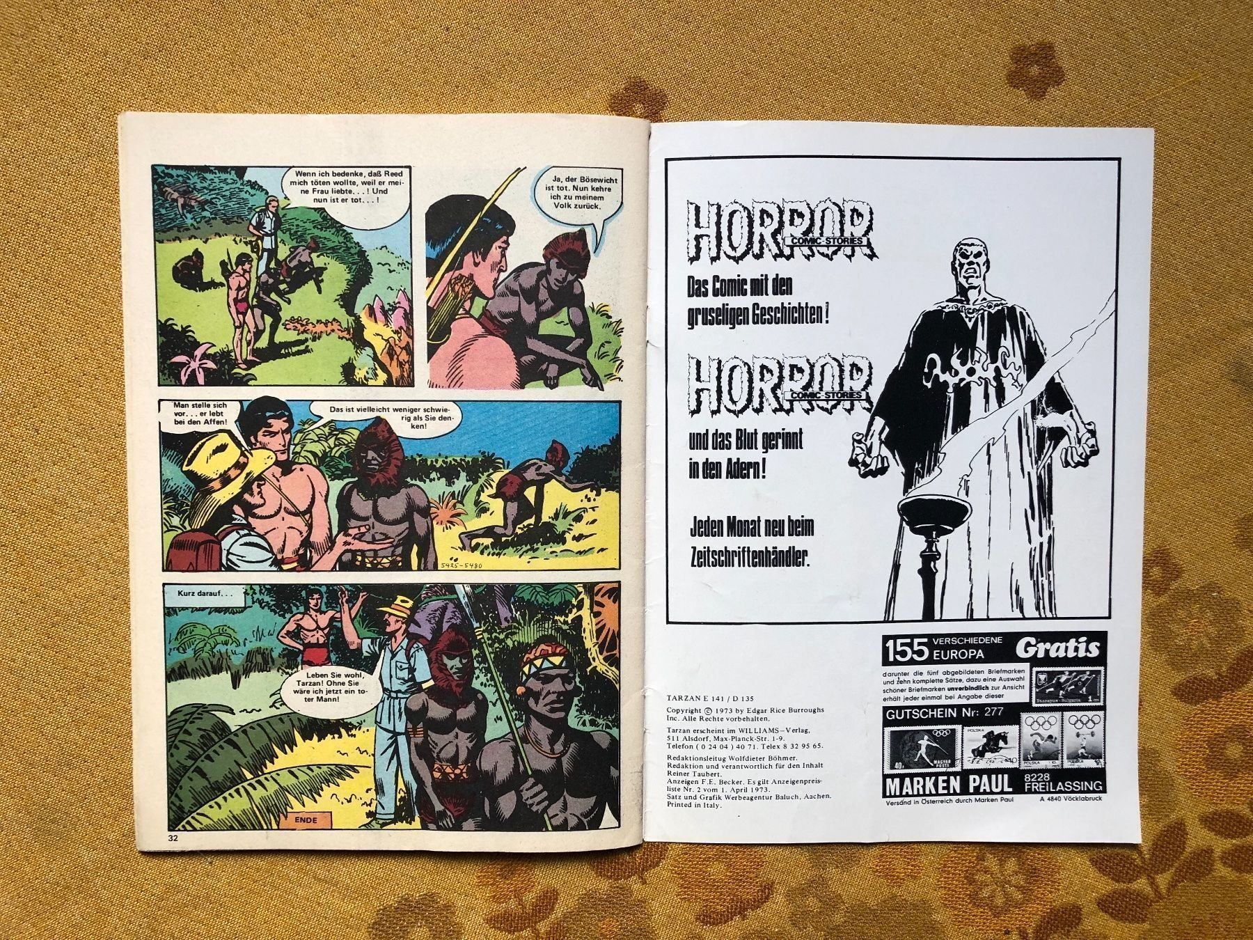 BD: Tarzan Heft Nr 135 von 1973 – D'occasion à Endingen par nathan05 8
