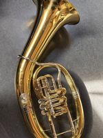 Melton «Spezial» Horn, Bariton, B, mit Koffer, top Brass