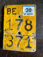 BE Mofa Nummernschild