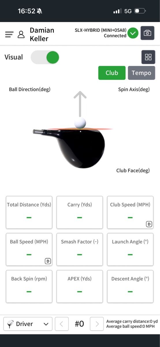 Misurare: Golf Schwung Analysegeraet - SLX Hybrid Mini – Nuovo (secondo la descrizione) da Oerlingen venduto da dam_yt2l 7