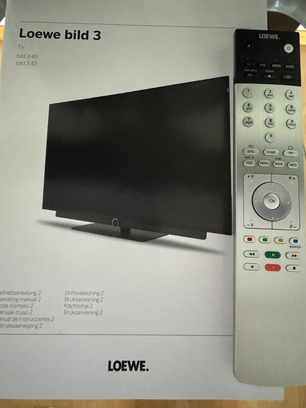 Loewe Televisori: Loewe bild 3.43 Fernseher/TV – Usato da Moosseedorf venduto da SDmedia 7