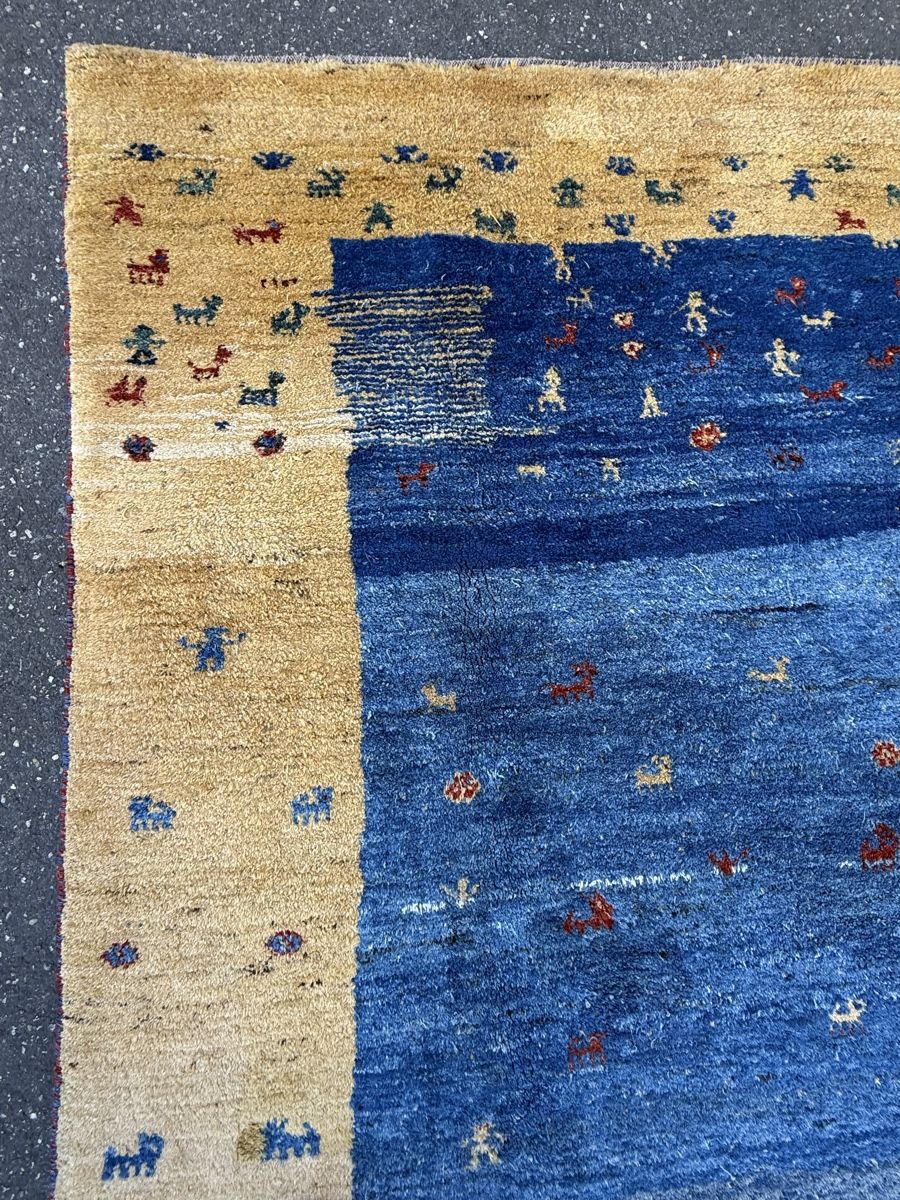 Gabbeh Tappeti: Wunderschöner Handgeknüpfter Teppich Gabbeh.257x220.cm – Usato da Sempach venduto da Star7 4