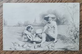 Kinder beim Spielen 1907