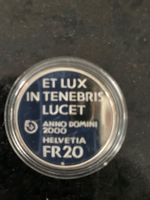 PROBE FR.20.- SILBER GEDENKMÜNZE PP, LUMEN CHRISTI