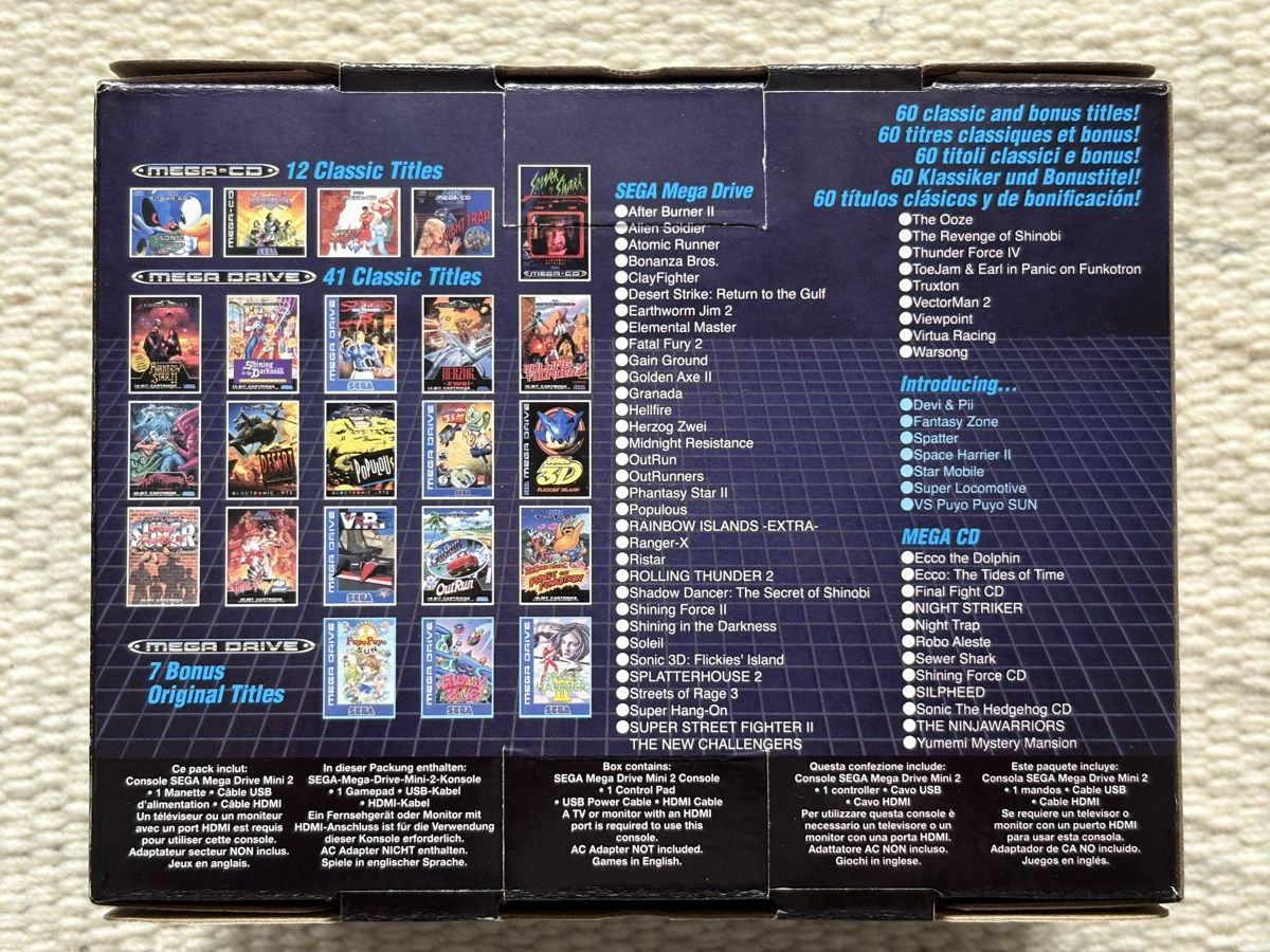 Sega Console: Sega Megadrive 2 Mini - BRAND NEW – Nuovo (secondo la descrizione) da Zürich venduto da Collecting-World 1