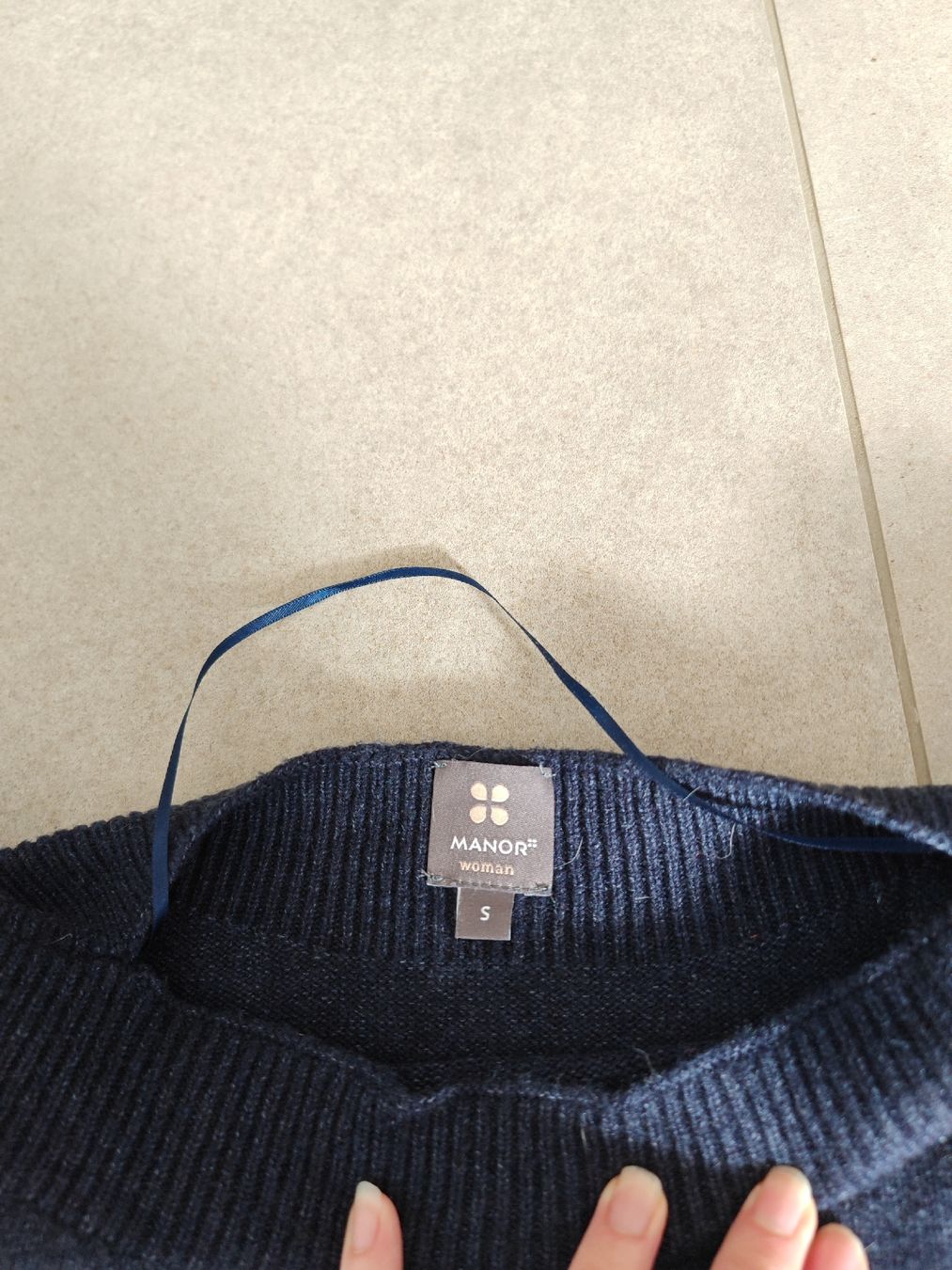 Maglioni & Felpe: Pull Manor bleu marine taille S, hiver chaud – Usato da Longirod venduto da ali_nsd5 1