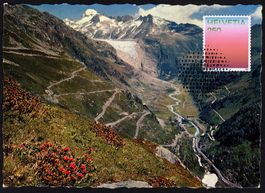 MK Farben der CH - Alpenrosenrot, Gletsch Grimsel-&Furkapass
