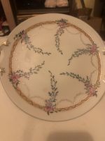 Assiette décorative ancienne en porcelaine de Limoges – déco