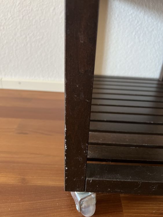 Regal auf Rollen - Ikea - dunkelbraun 6